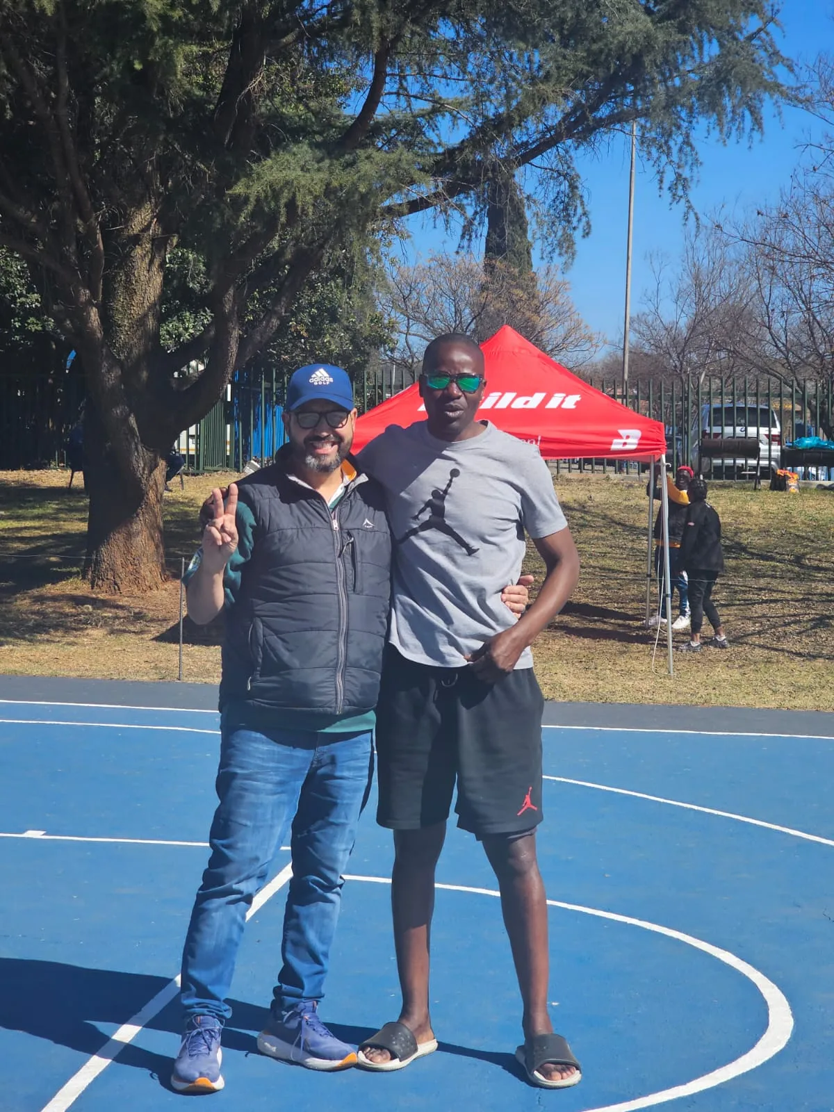 Edenvale Lions player at the Eastgate event